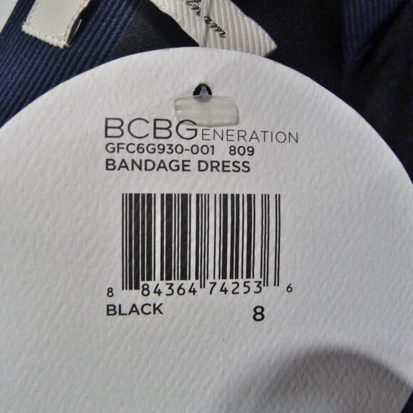 BCBGENERATION SIZE 8 BANDAGE DRESS POCKETS - Picture 10 of 15